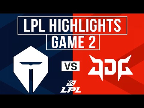 TES vs JDG Highlights Game 2 | LPL 2026 Split 1 | Top Esports vs JD Gaming
