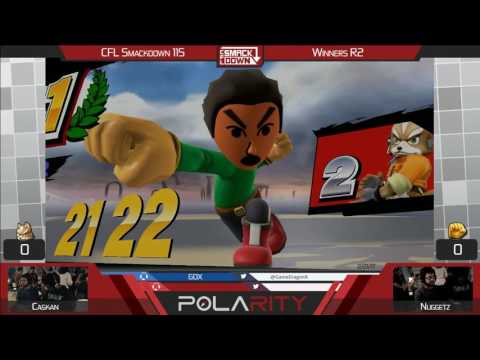 CFL Smackdown 115 WiiU - Caskan (Fox) vs Nuggetz (Mii Fighter) - Winners R2