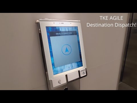 NEW!! TKE AGILE Destination Dispatch Traction Elevators at Bentall Tower 2 - Vancouver BC