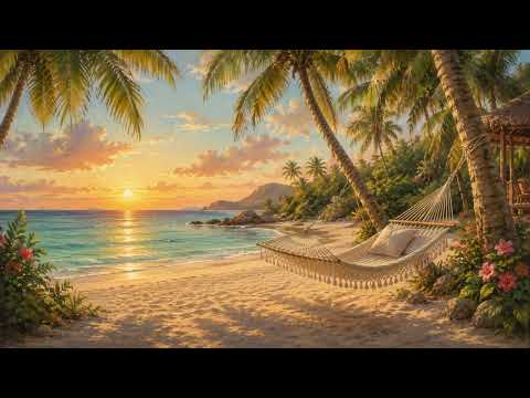 Beautiful sunset at the beach 