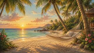 Beautiful sunset at the beach