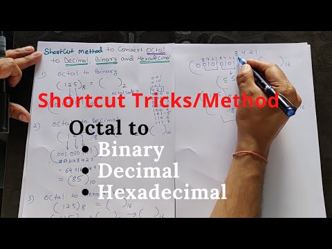 Decimal To Binary Octal Hexadecimal Number System conversion in Hindi CSE GYAN