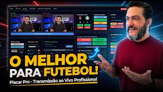 Como fazer LIVES de FUTEBOL PROFISSIONAIS no OBS Studio com Placar PRO! Replay, Escalação, Placar e+