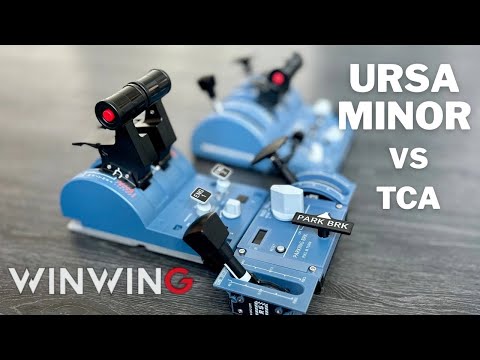 URSA MINOR 32 Throttle Metal vs Thrustmaster TCA