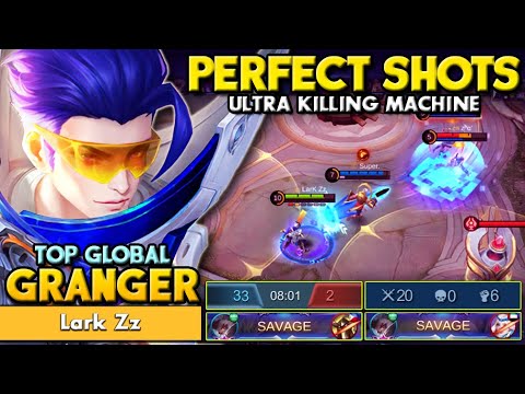 Granger Savage Savage! Perfect Granger Gameplay! 8Mins 20 Kills! Mobile Legends Top Granger by Lark