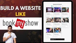 How to create event ticket website like bookmyshow