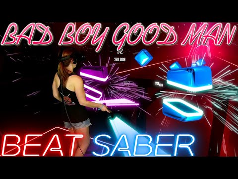 Beat Saber || Bad Boy Good Man by Tape Five (Expert+) First Attempt || Mixed Reality