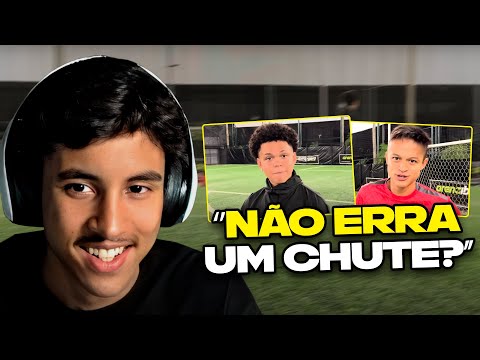 REACT DO RENATINHO: @GonzeNeles - ISAAC XAVIER x JUNINHO MANELLA: QUEM TEM O MELHOR CHUTE??