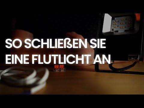 Flutlicht anschließen: Schritt-für-Schritt-Anleitung