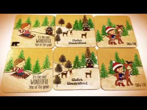 Christmas Theme Coasters