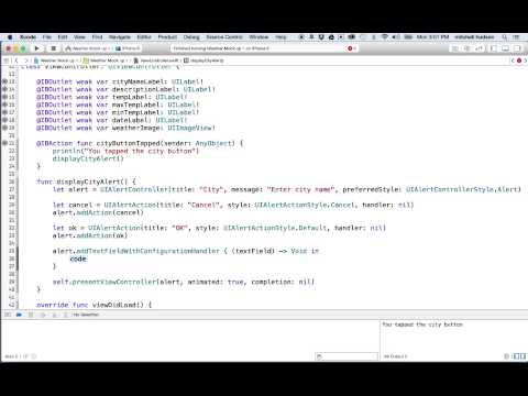 3   Xcode UIAlertController addTextFieldWithConfigurationHandler