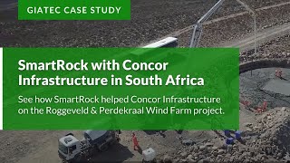 Giatec - SmartRock™ with Concor Infrastructure in South Africa