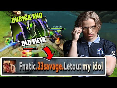 when your IDOL toyed you — Topson RUBICK MID imba — SUPER FAST HANDS!!! DOTA 2
