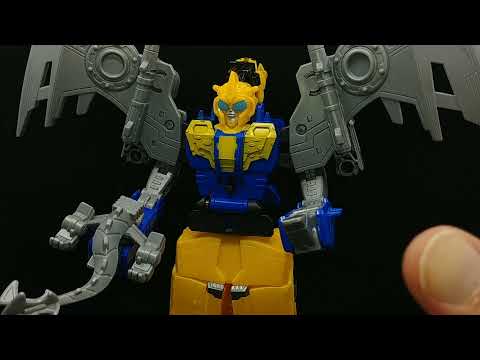 Chuck's Reviews Transformers Bumblebee Cyberverse Adventures Dino Combiner Bumbleswoop