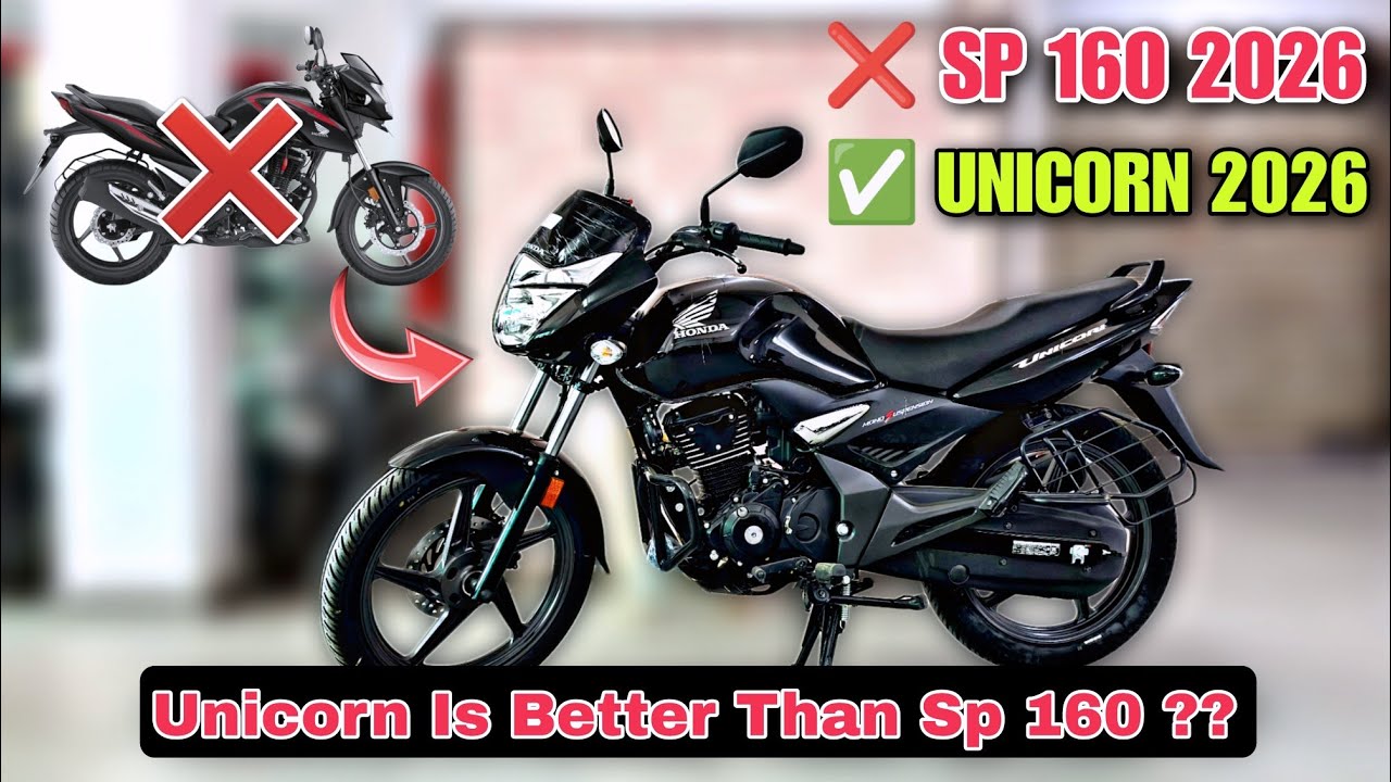 Kya Honda Unicorn 2026 Model Better Hai Honda Sp 160 Se | A2R Motoride