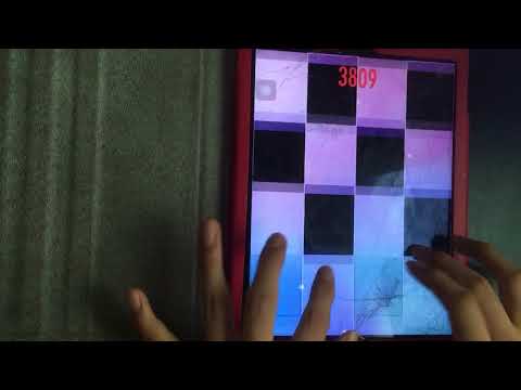 TRICKIEST DOUBLE TAP SONG in Piano Tiles 2 - Riverside Bicycling - 7330 score, My best is 7387 :v