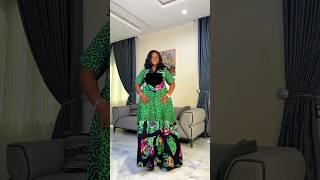 Magauni Marefu ya vitenge Wrap Max Dress #zamakalefashion #fashion #afrifashion #music
