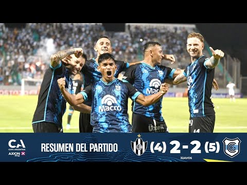 Round of 32: Central Córdoba (SdE) 2 (4) - Gimnasia de Jujuy 2 (5)