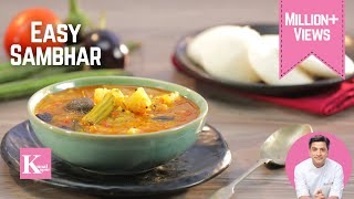 Easy Sambhar for Dosa, Idli, Vada, Upma साम्भर | Kunal Kapur South Indian Breakfast Recipes