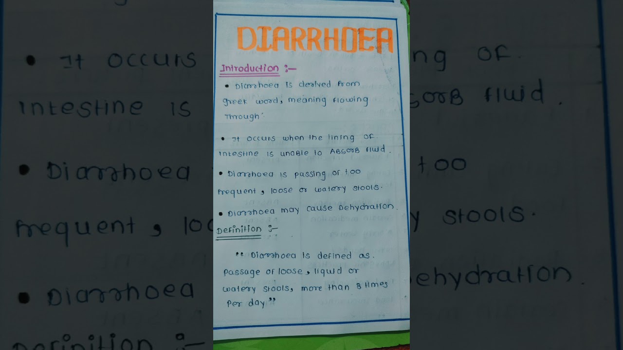 diarrhoea case study #diarrhoea care plan