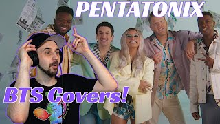 Download lagu Pentatonix REACTION! Butter x Dynamite (BTS Cover!) mp3