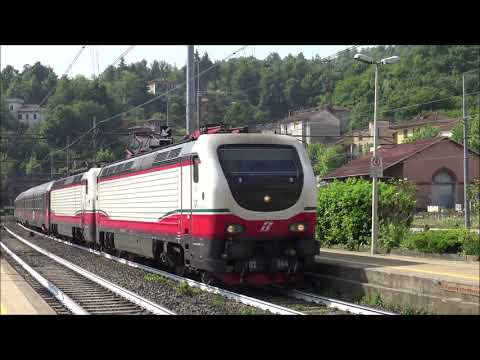 LE MIE FOTO AI TRENI A RONCO SCRIVIA E MIGNANEGO. (GE) SUCCURSALE DEI GIOVI. SAB. 12 - 6 -  2021.