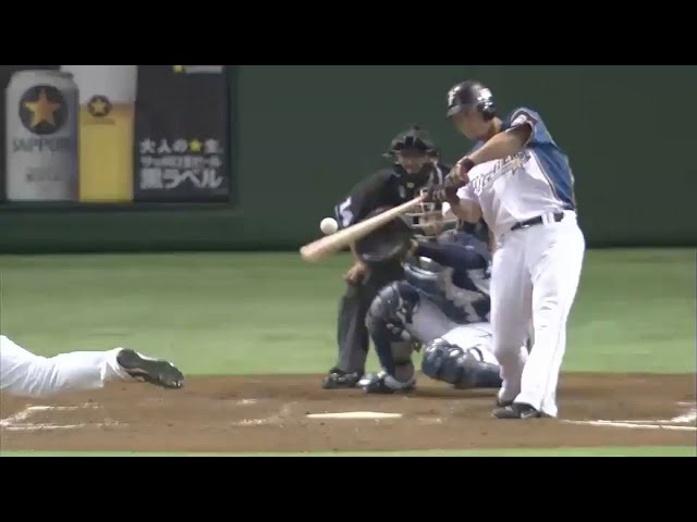 【3回裏】ファイターズ・中田 先制の4号2ランホームラン!! 2015/4/7 F-L