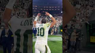 Jordan Love is HYPE after a Week 2 win!
