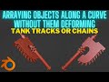 Array Along A Curve Without The Object Deforming In Blender