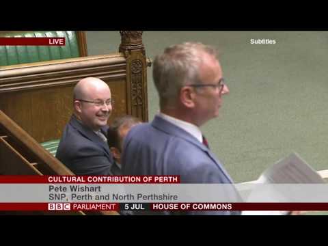 Pete Wishart MP - Perth City of Culture debate