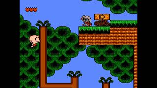 Bonk's Adventure (NES-NA version) full game session