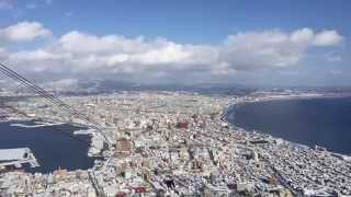 preview picture of video '函館山山頂 白い一日を1分で-White Hakodate(Time Lapse)'