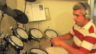 Phil Collins - Hand in Hand - Live and Loose in Paris - Drum Cover (Dukesdrake)