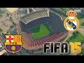 Barcelona - Real Madrid | FIFA 15 | Camp Nou - YouTube