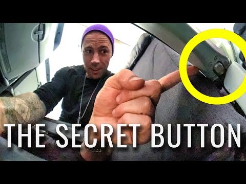 沒錢坐商務艙嗎？經濟艙生存法則大公開！(Travel Hacks SECRET LEGROOM BUTTON | Airport & Airplane Tips 2018)