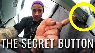 Travel Hacks SECRET LEGROOM BUTTON | Airport &amp; Airplane Tips 2018