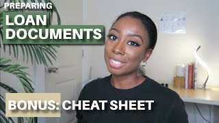 How I Prepare My Loan Documents Before Going into a Loan Signing || BONUS CHEAT SHEET INCLUDED!!