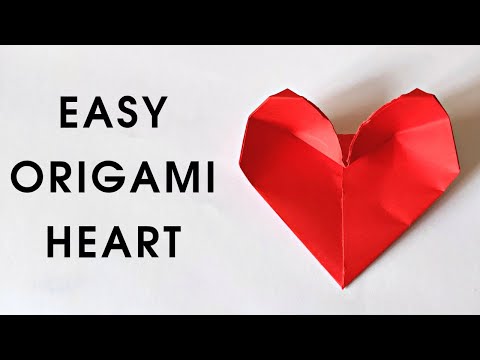 Easy origami HEART | How to make a paper heart