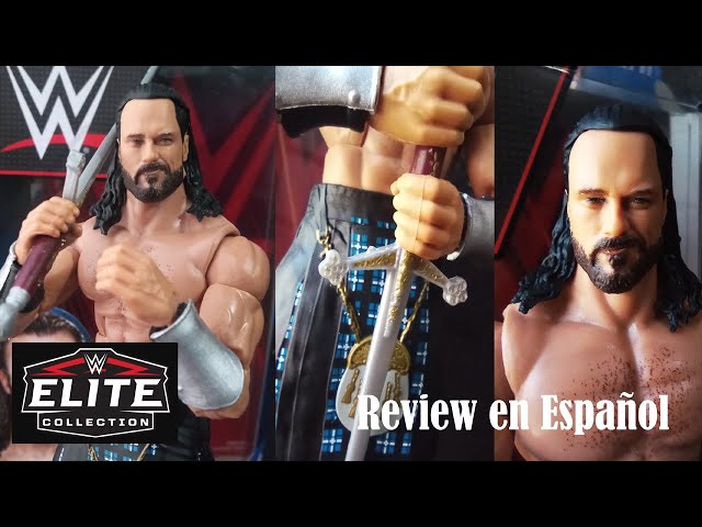 Vídeo relacionado con Mattel WWE Elite Series123 Drew Mcintyre Figura de acción y Accesorios, Figura de acción Coleccionable de 15,24cm con 25puntos de articulación y Manos Intercambiables, JHT63