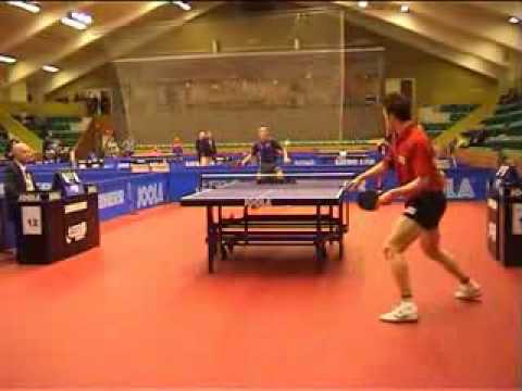 Alan Cooke vs Joao Monteiro amazing table tennis rally