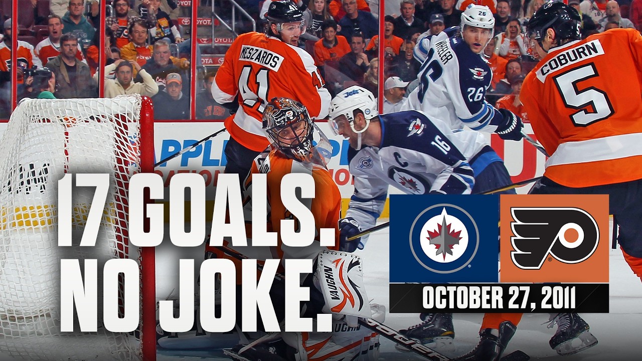 FULL REPLAY: 17-Goal Insanity! Jets vs. Flyers | 2011 Regular Season