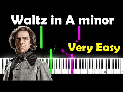 Very Easy Chopin's Waltz No19 in A Minor