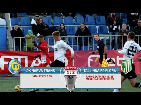 XXXIII voor 2015: JK Narva Trans - Tallinna FC Flora 1:3 (0:2)