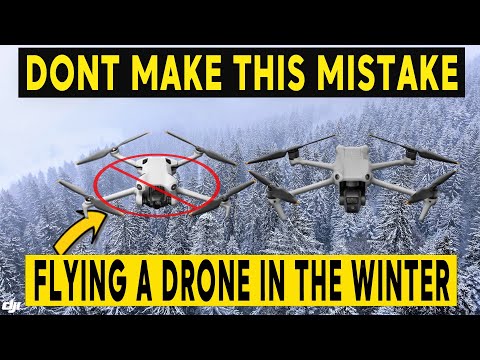 HOW TO FLY A DRONE IN FREEZING WINTER CONDITIONS - DJI Mini 4 Pro, Air 3
