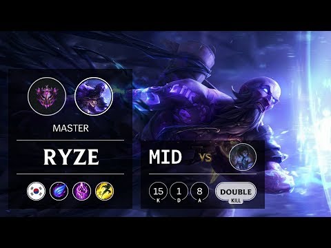 Ryze Mid vs Sylas - KR Master Patch 9.8