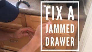 Easy Fix for a Stuck Kitchen Drawer