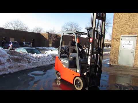 FORKLIFT FOR SALE #31421, 2012 Toyota 8FGCU18