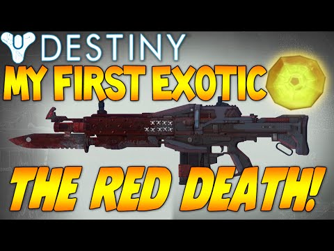 Destiny: My First Exotic Weapon - The Red Death - PvE & PvP Weapon Review (w/ Multiplayer Gameplay)