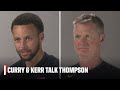 Steph Curry And Steve Kerr Describe The Feeling Of Klay Thompson Leaving The Warriors NBA On ESPN