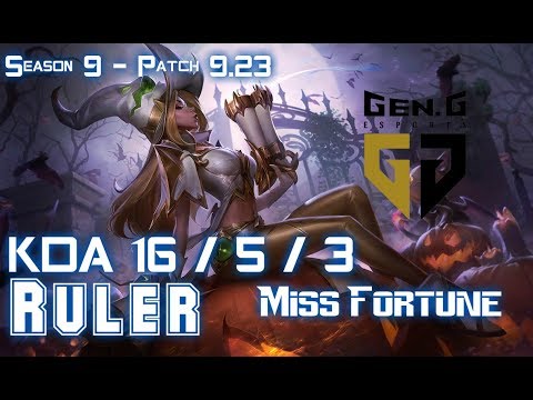 Gen Ruler MISS FORTUNE vs KAI'SA ADC - Patch 9.23 KR Ranked